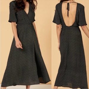 Whimsy + Row polka dot Lola wrap dress